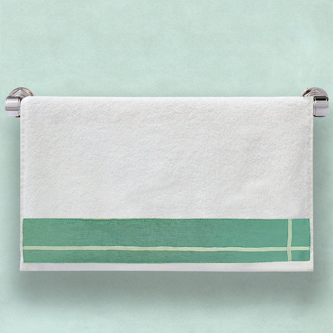 Mint Border Towel Pack